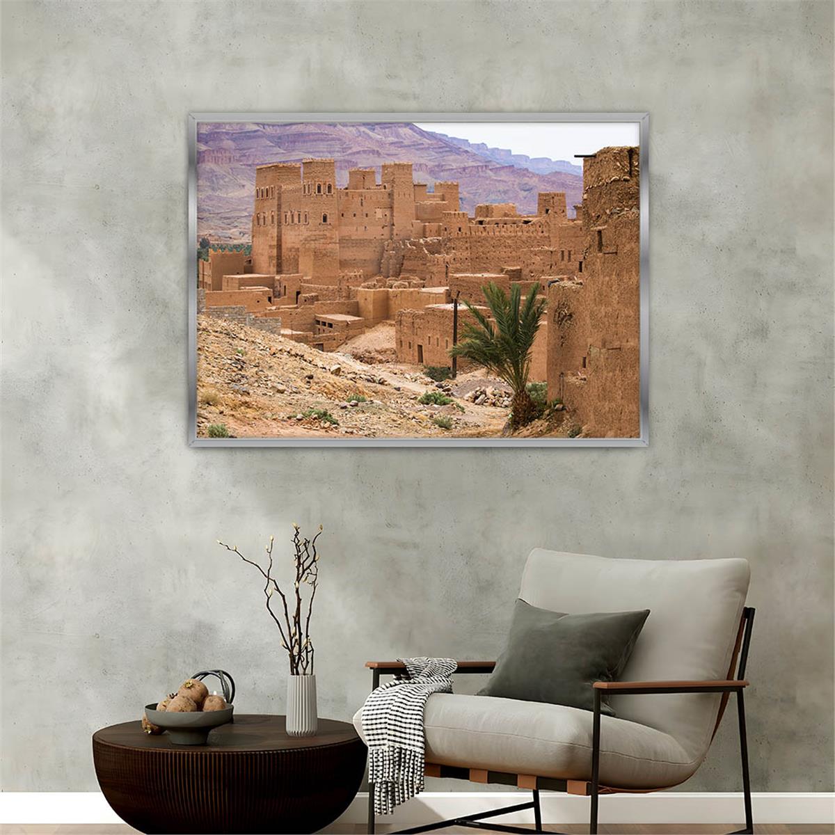 Aluminum-Framed Natured-Themed Tempered Glass Wall Art 121