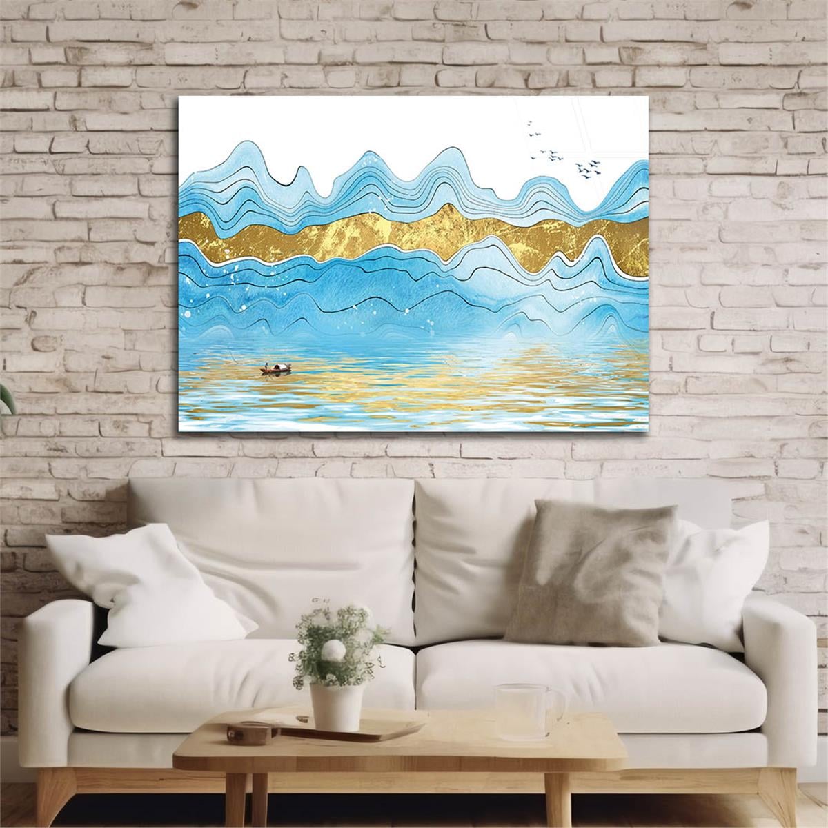 Yatay Sanat Temalı Cam Tablo 263