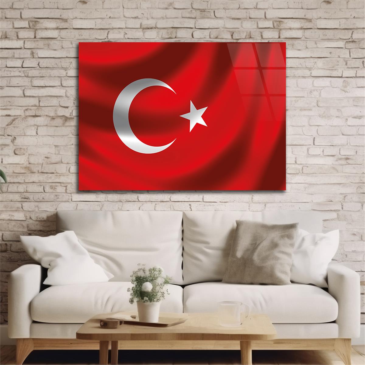 Horizontal National-Themed Tempered Glass Wall Art 65