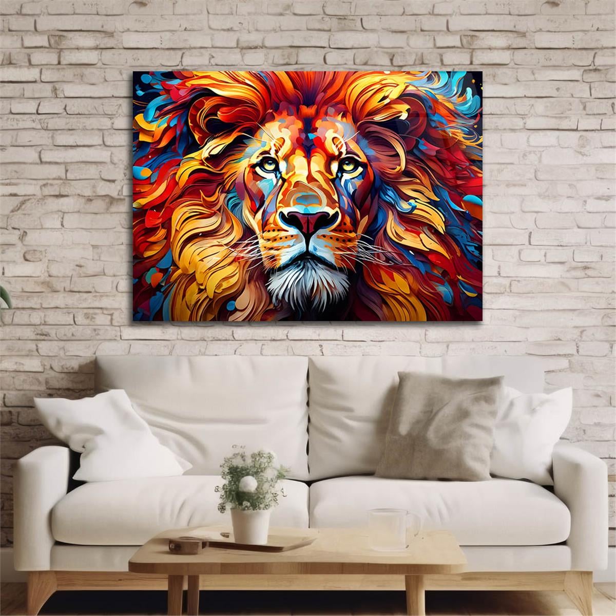 Yatay Doğa Temalı Cam Tablo 438