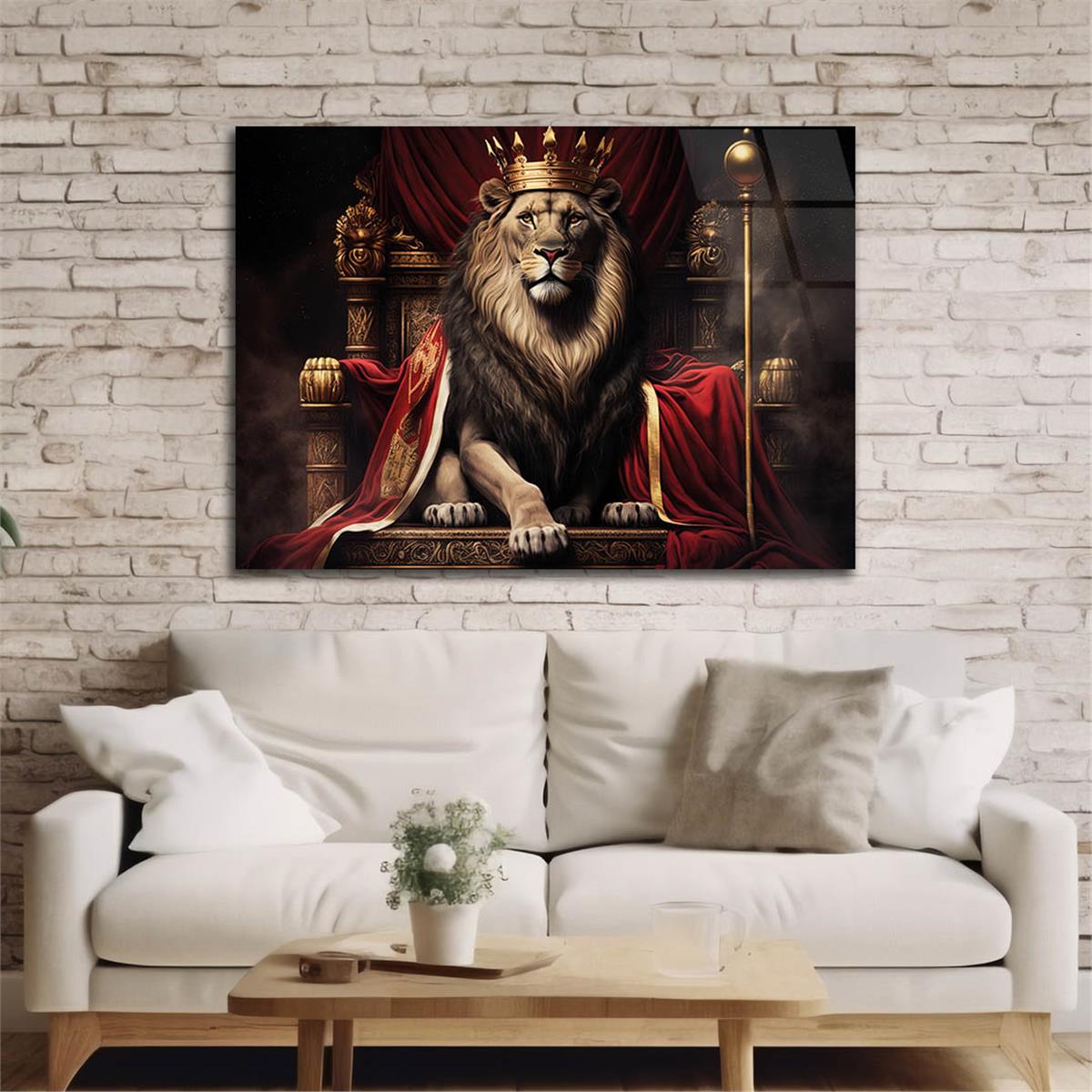 Horizontal Natured-Themed Tempered Glass Wall Art 330