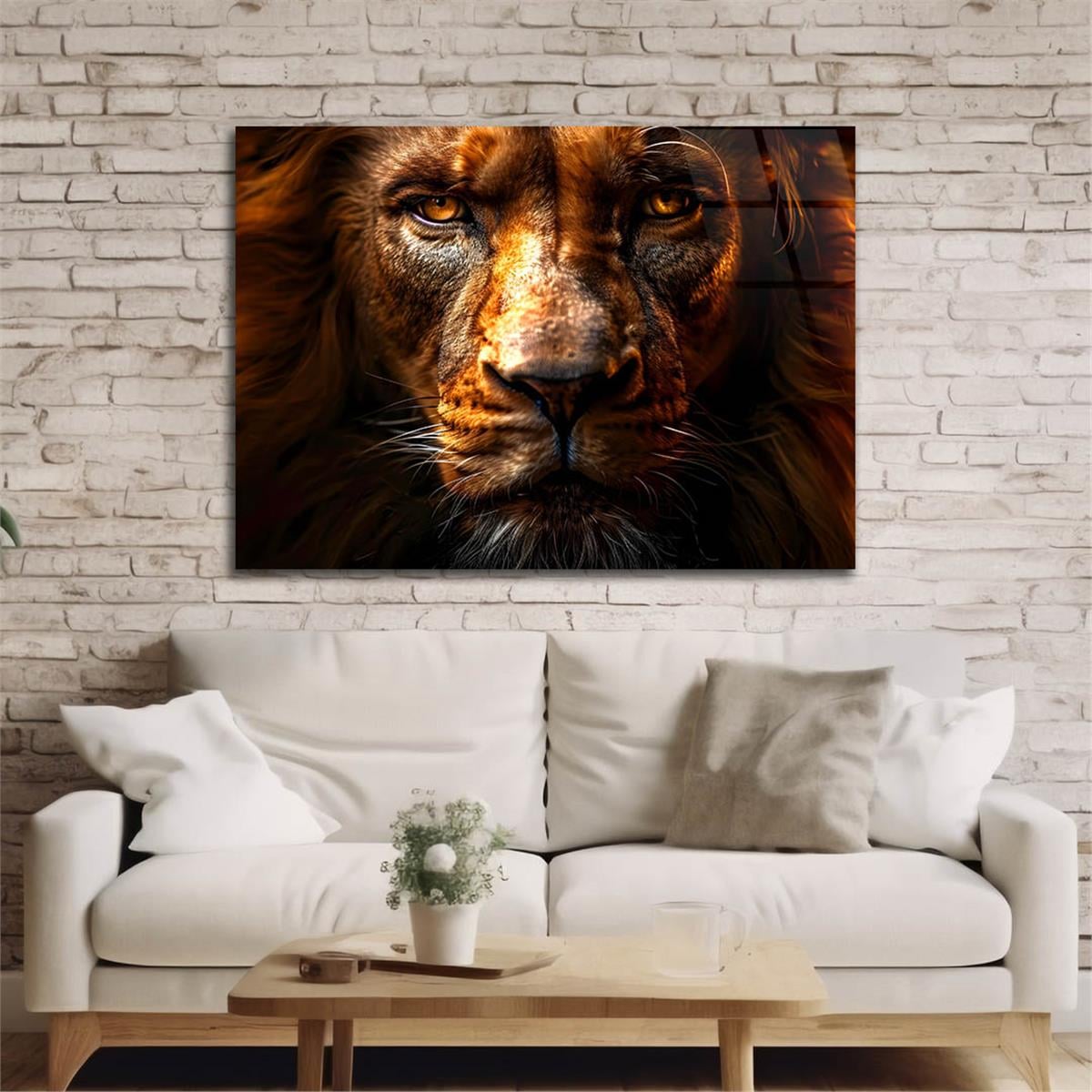 Yatay Doğa Temalı Cam Tablo 471