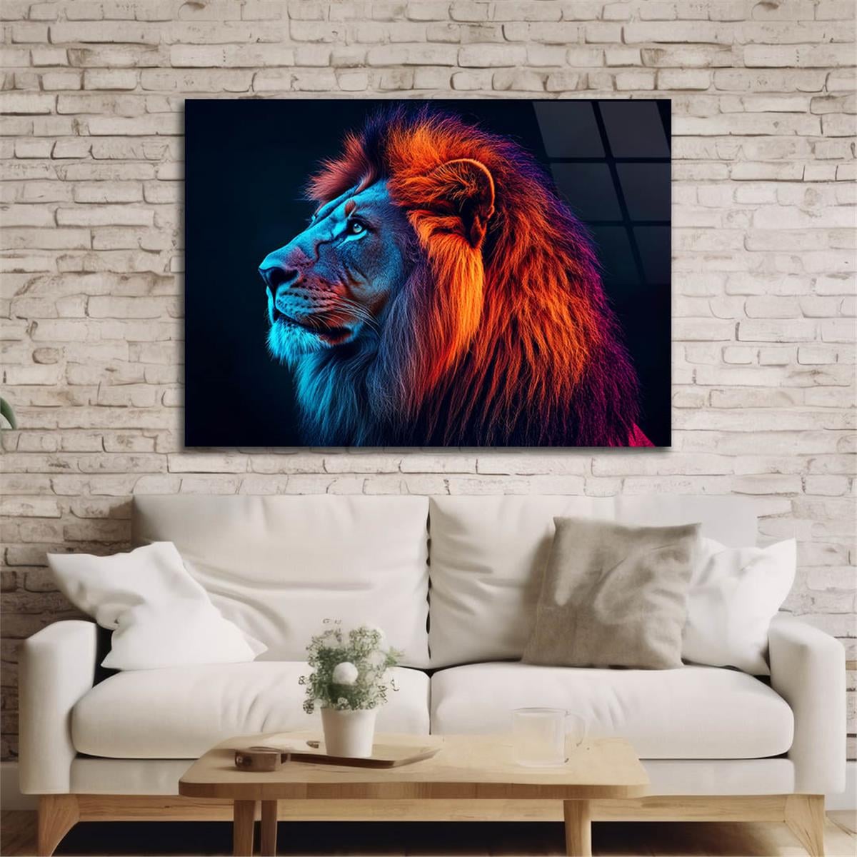 Yatay Doğa Temalı Cam Tablo 511