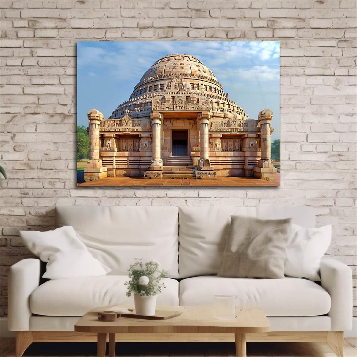 Yatay DoğaTemalı Cam Tablo 429