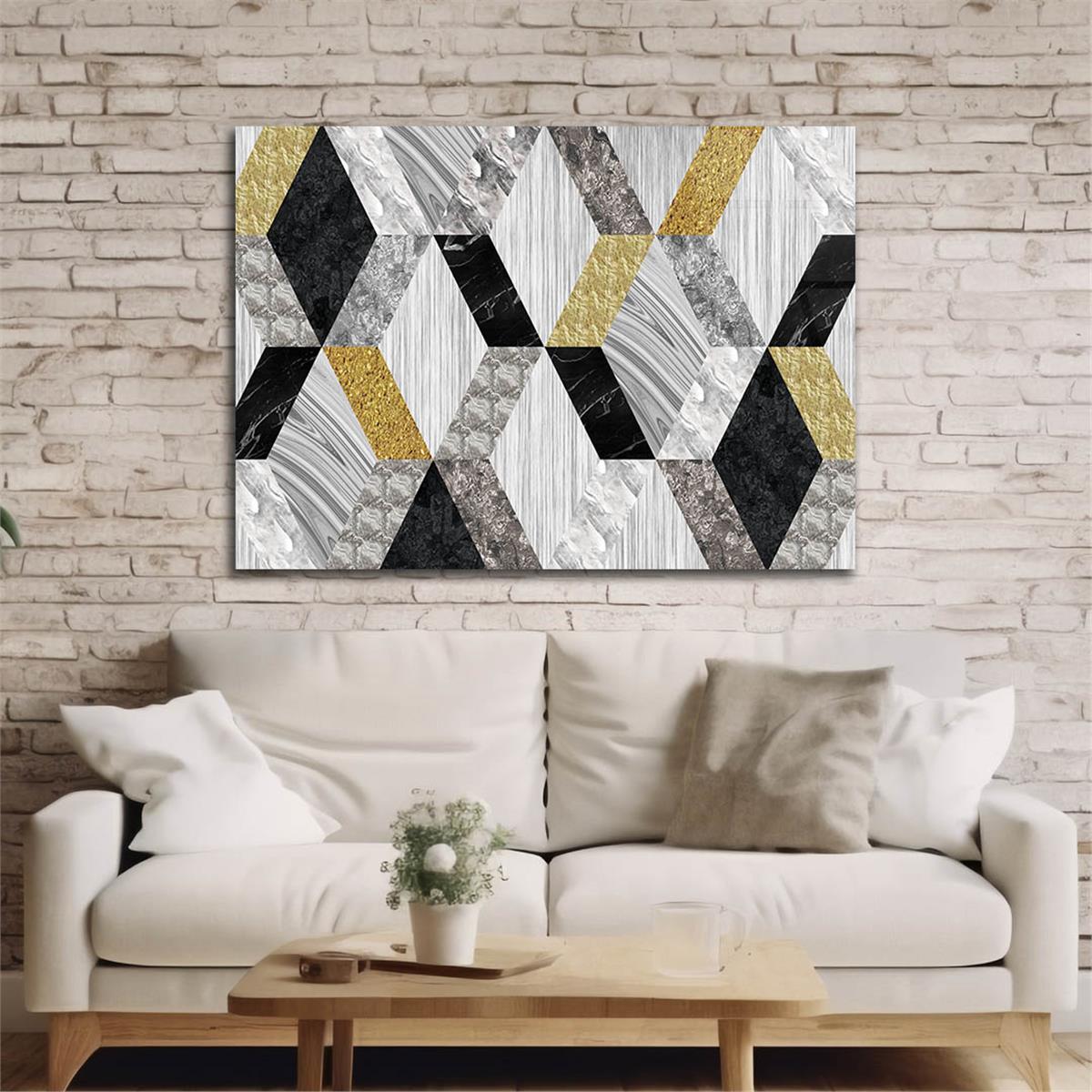 Horizontal Art-Themed Tempered Glass Wall Art 310