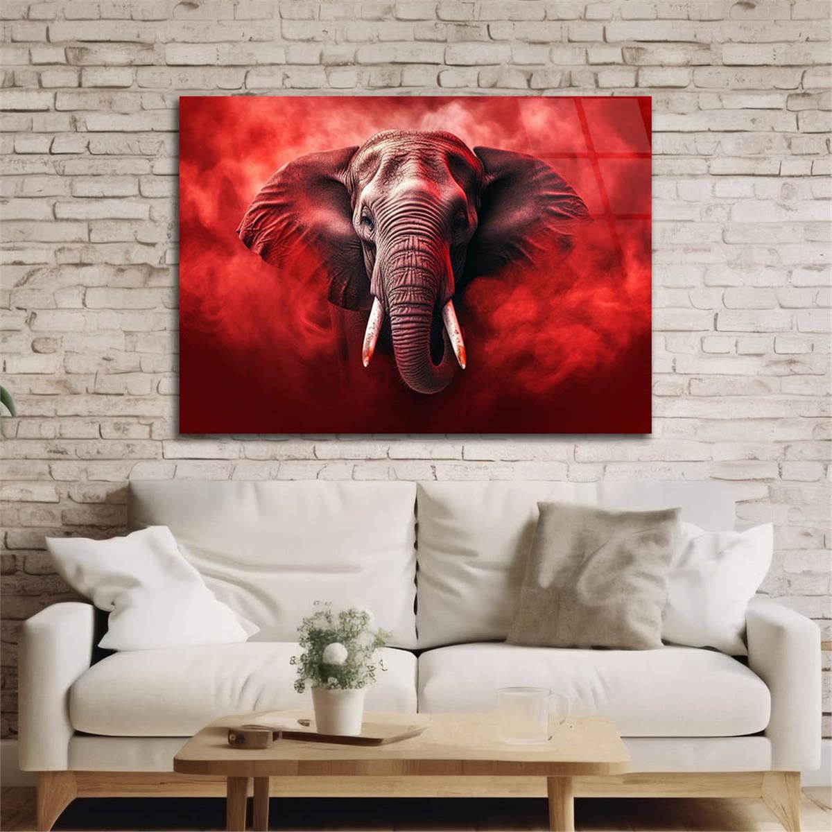 Kunst Thema auf bedrucktem Glas 363