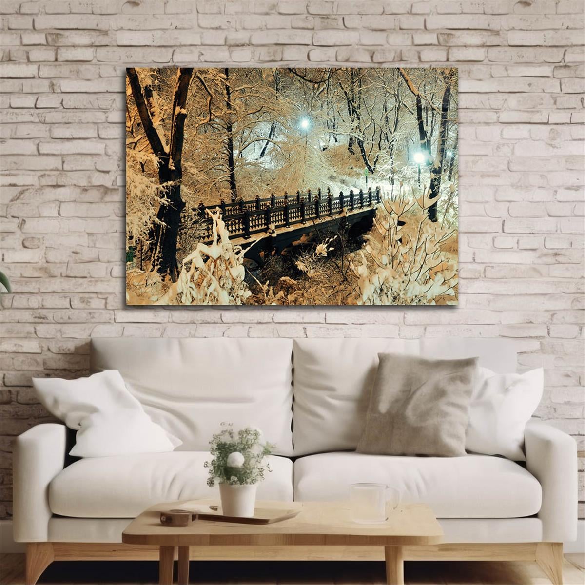 Horizontal Natured-Themed Tempered Glass Wall Art 271