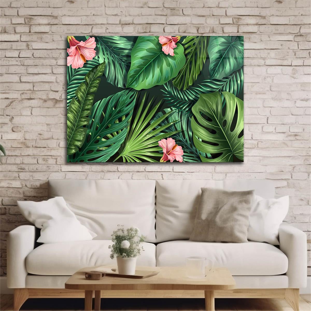 Yatay DoğaTemalı Cam Tablo 350