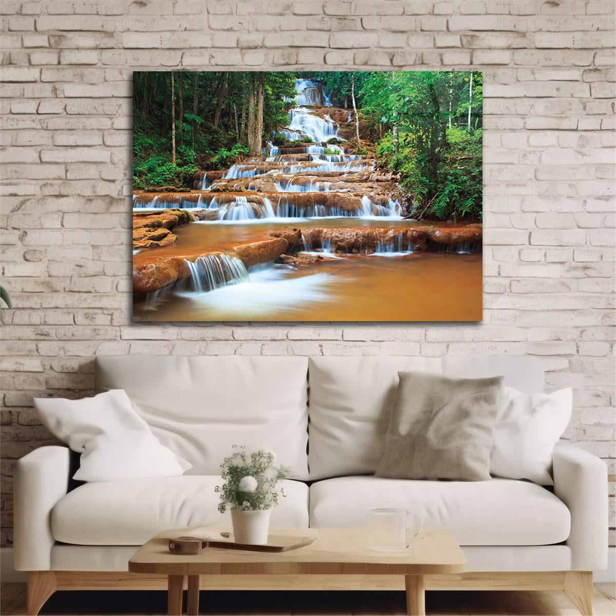 Tempered Glasss Wall Arts Natured-Themed