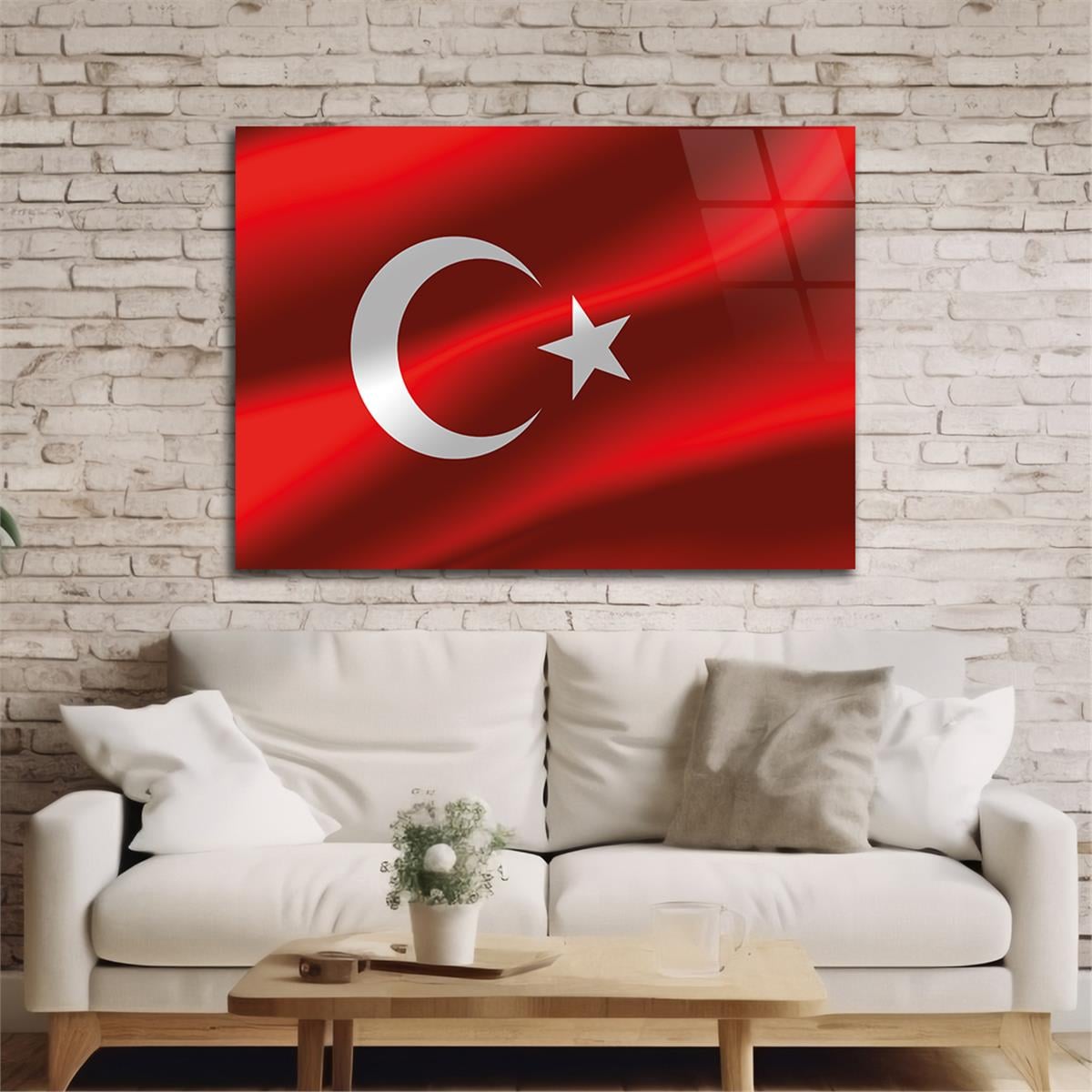 Horizontal National-Themed Tempered Glass Wall Art 67