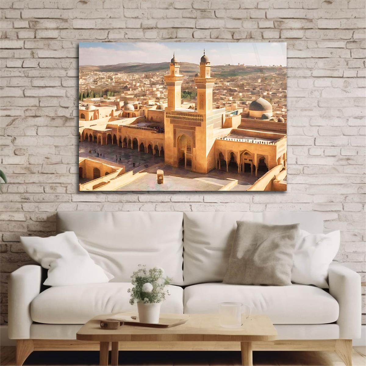 Yatay DoğaTemalı Cam Tablo 413