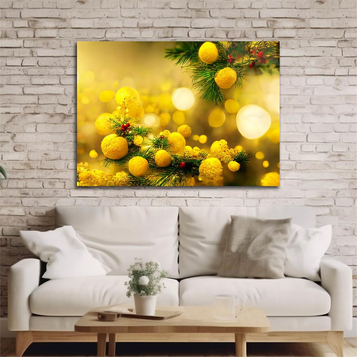 Horizontal Art-Themed Tempered Glass Wall Art 519