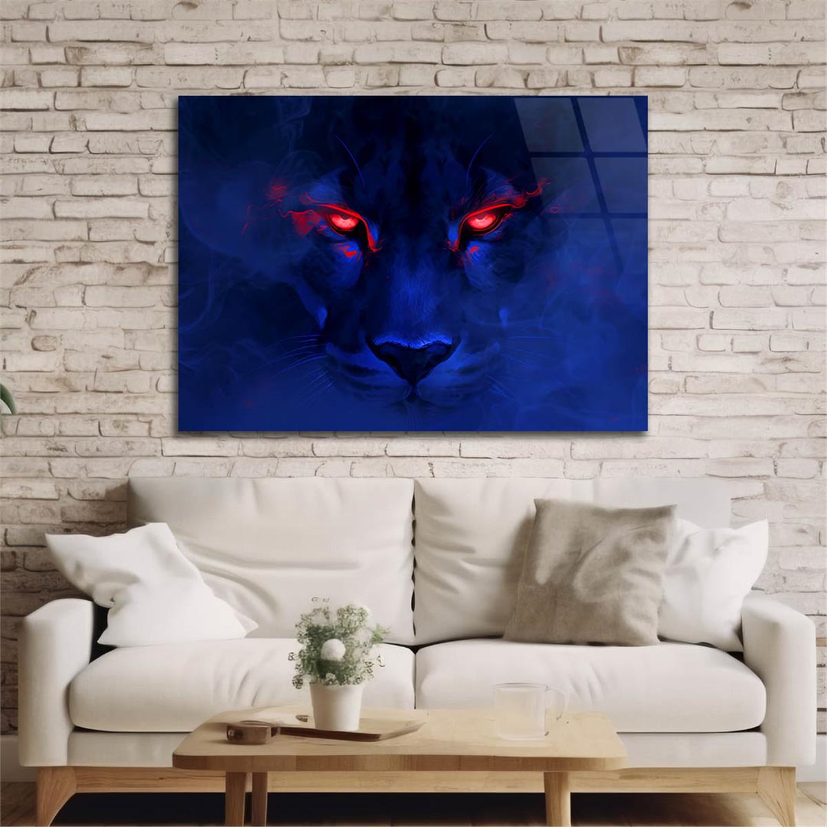 Yatay Doğa Temalı Cam Tablo 572