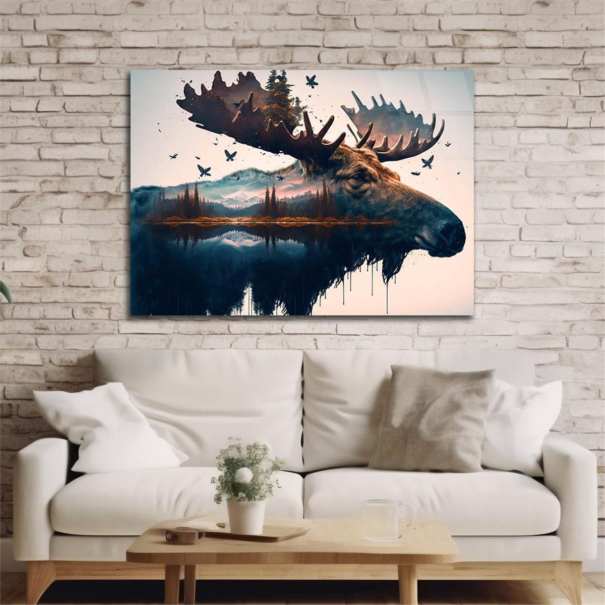 Yatay DoğaTemalı Cam Tablo 361