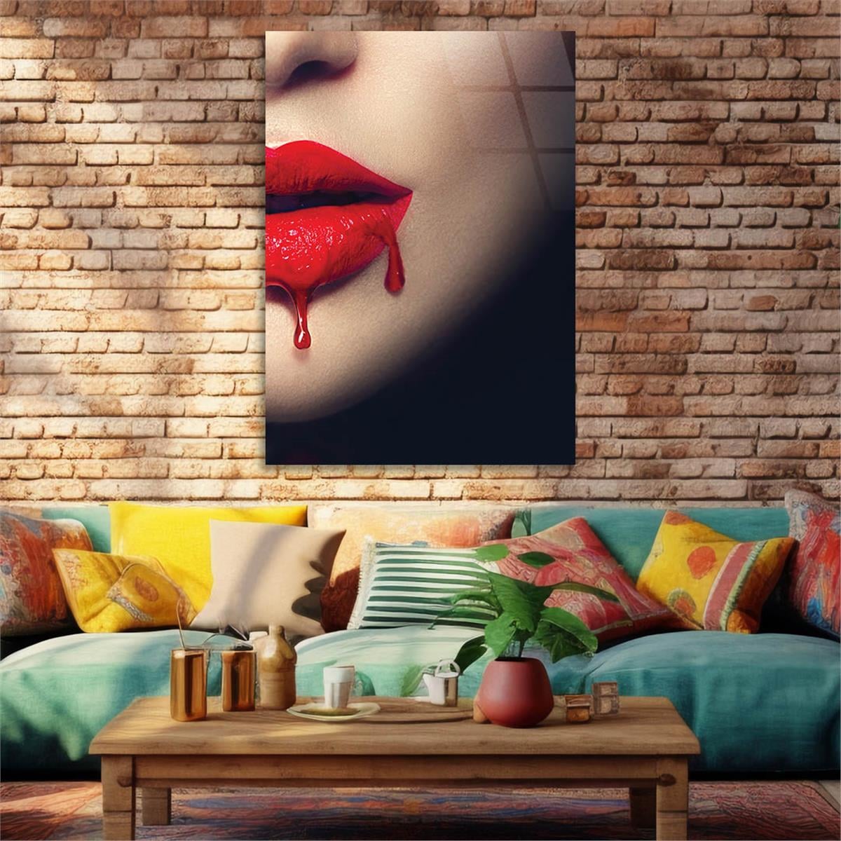 لوح زجاجي الفن