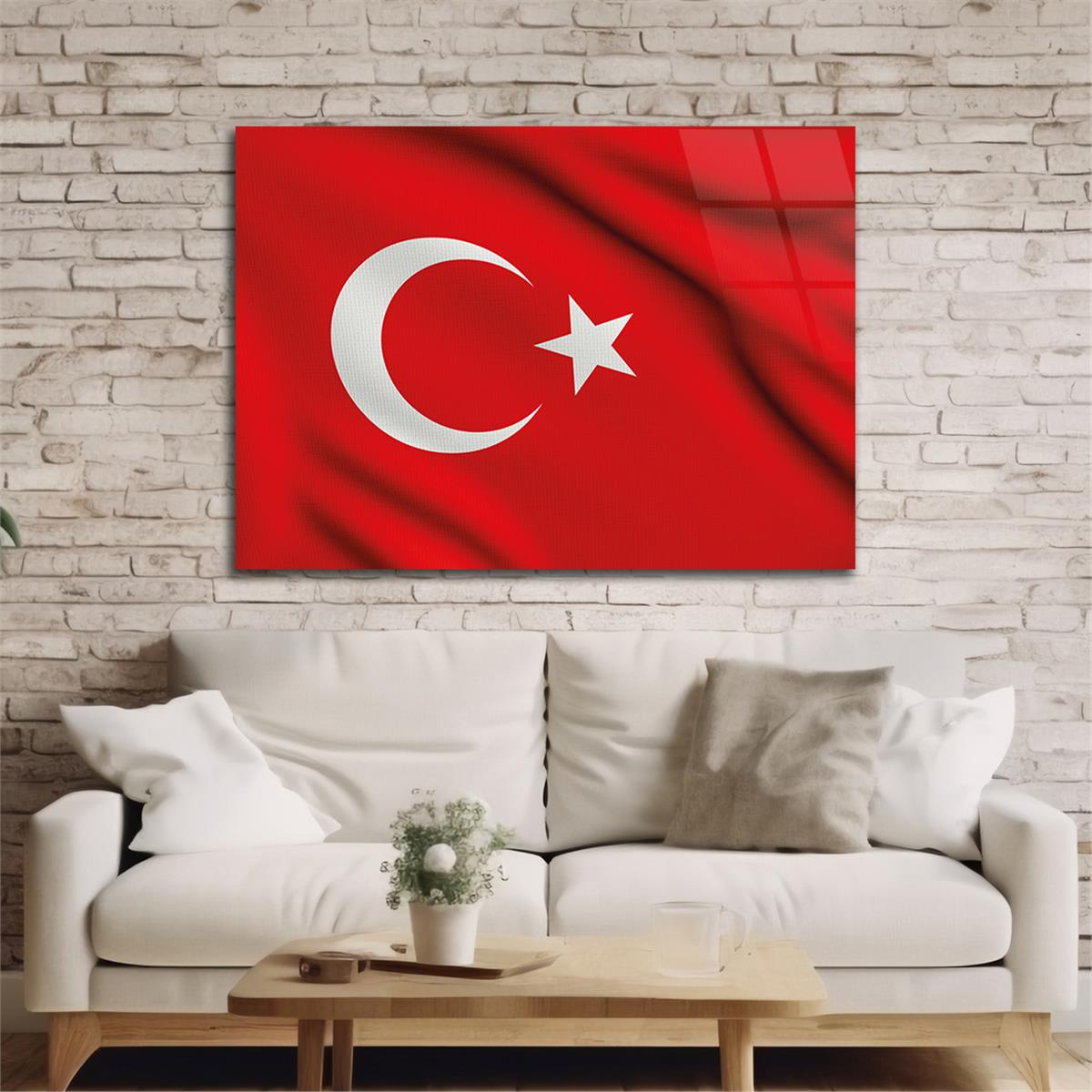 Horizontal National-Themed Tempered Glass Wall Art 66