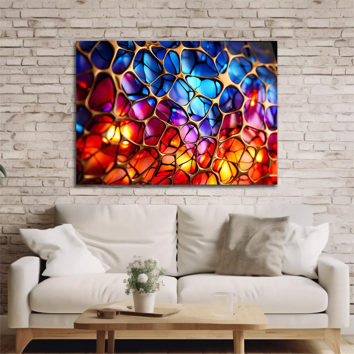 Kunst Thema auf bedrucktem Glas 361