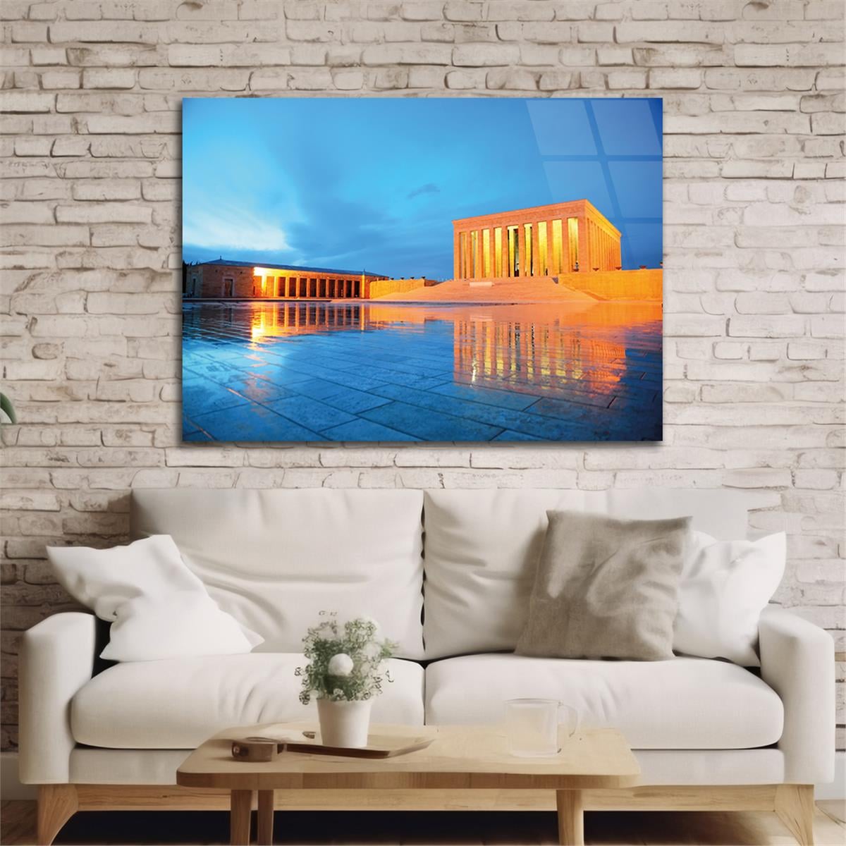 Horizontal National-Themed Tempered Glass Wall Art 75