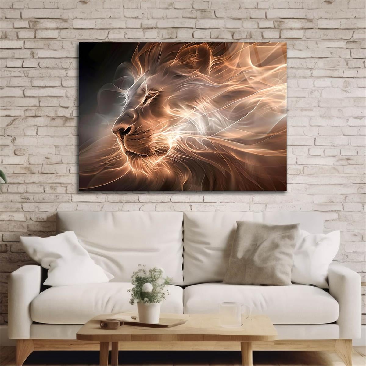 Yatay Doğa Temalı Cam Tablo 483