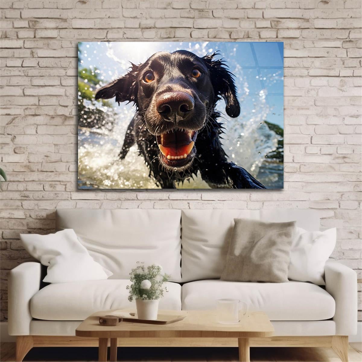 Yatay Doğa Temalı Cam Tablo 567