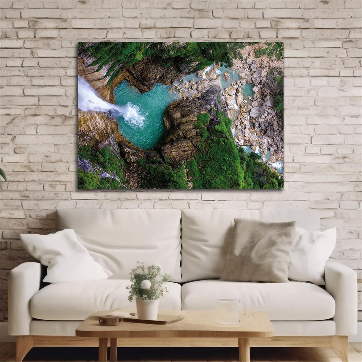 Tempered Glasss Wall Arts Natured-Themed