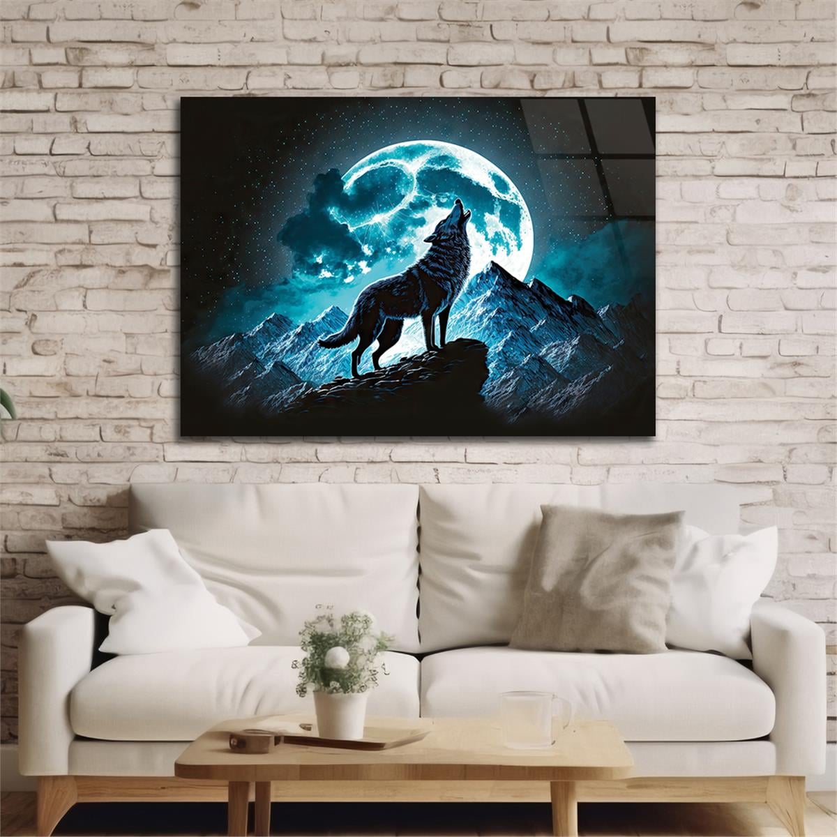 Horizontal National-Themed Tempered Glass Wall Art  34