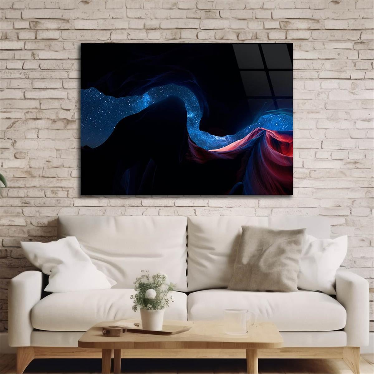 Yatay DoğaTemalı Cam Tablo 352