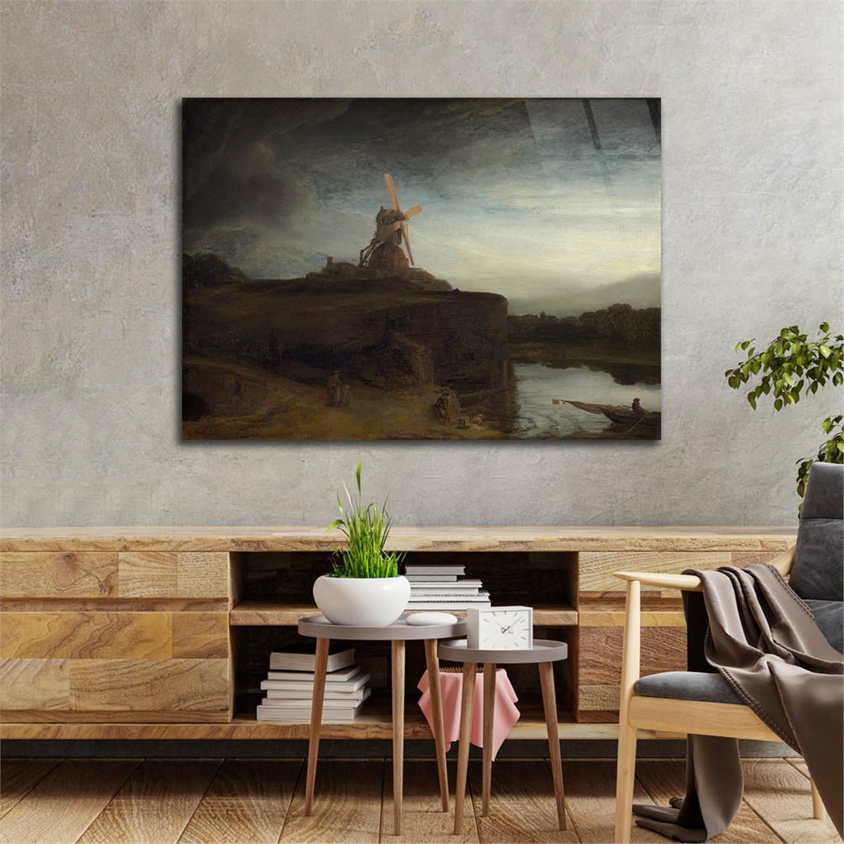 Tempered Glasss Wall Arts Natured-Themed