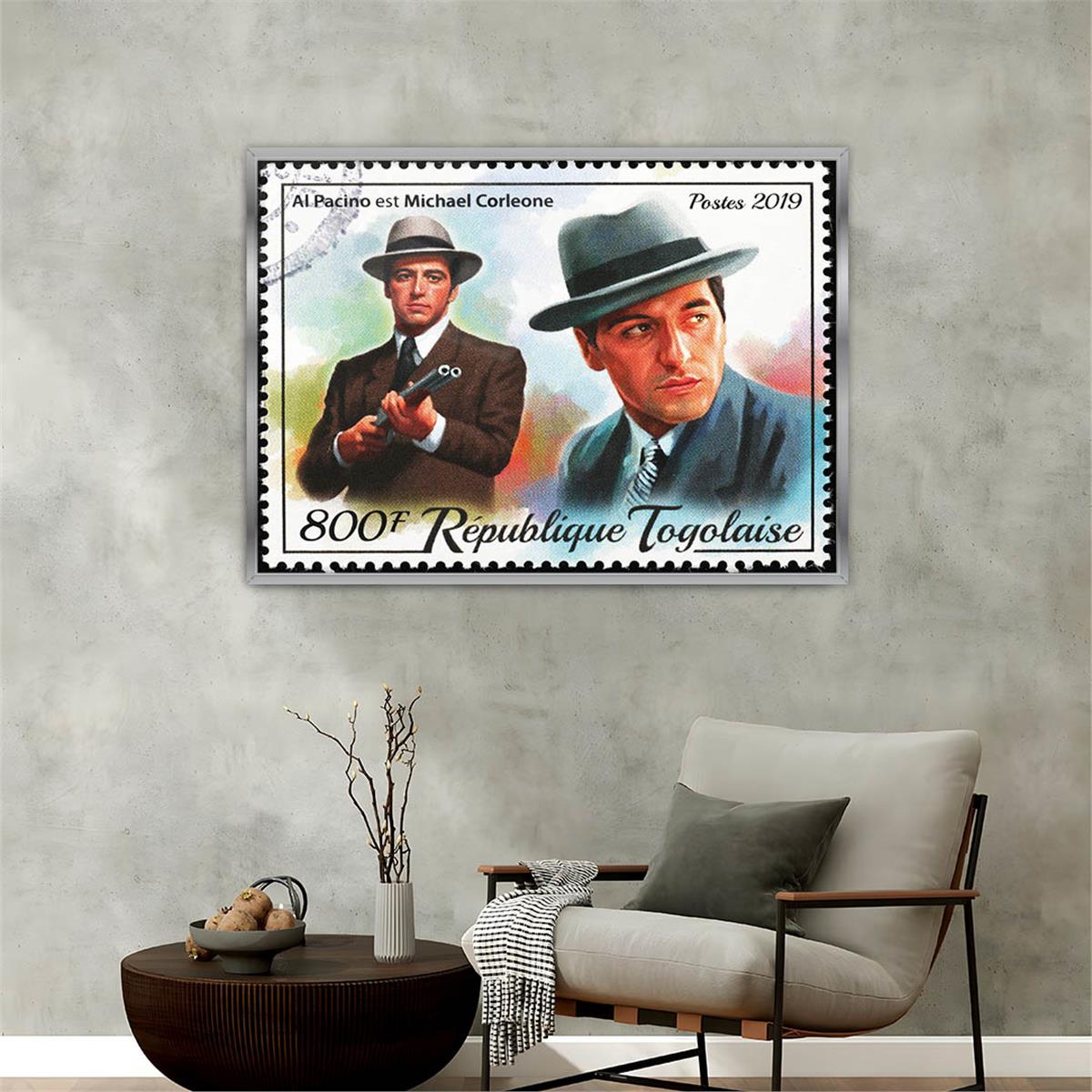 Aluminum-Framed Art-Themed Tempered Glass Wall Art 154