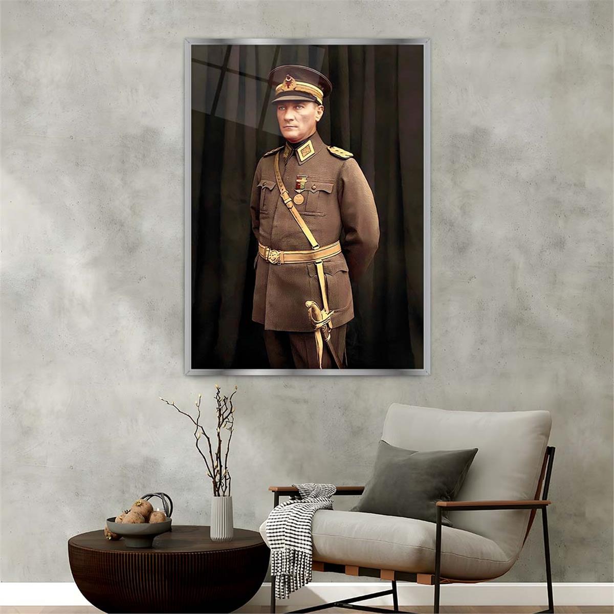 bedrucktes Glas mit Aluminiumrahmen und Nation Themen 