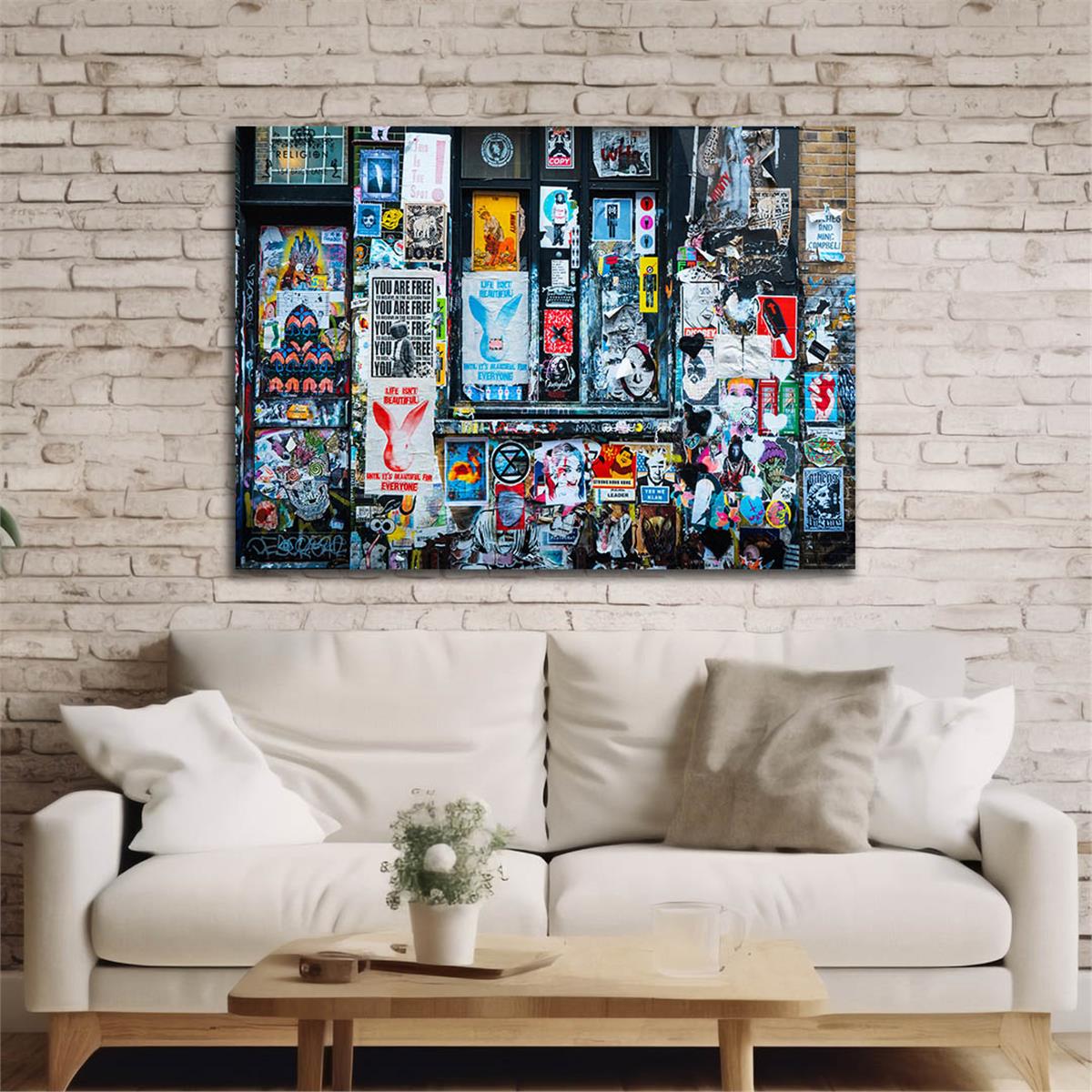 Horizontal Art-Themed Tempered Glass Wall Art 552
