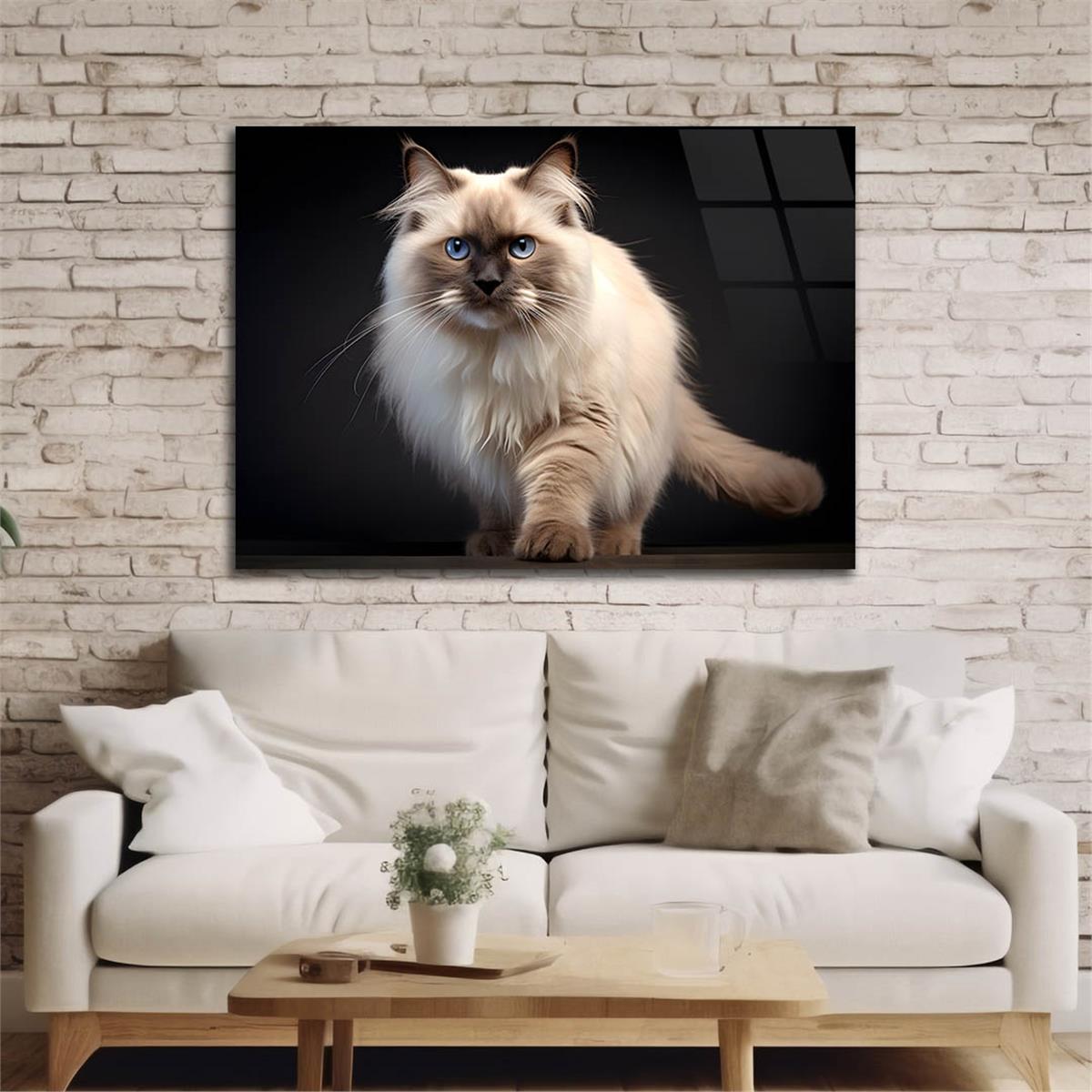 Yatay Doğa Temalı Cam Tablo 564