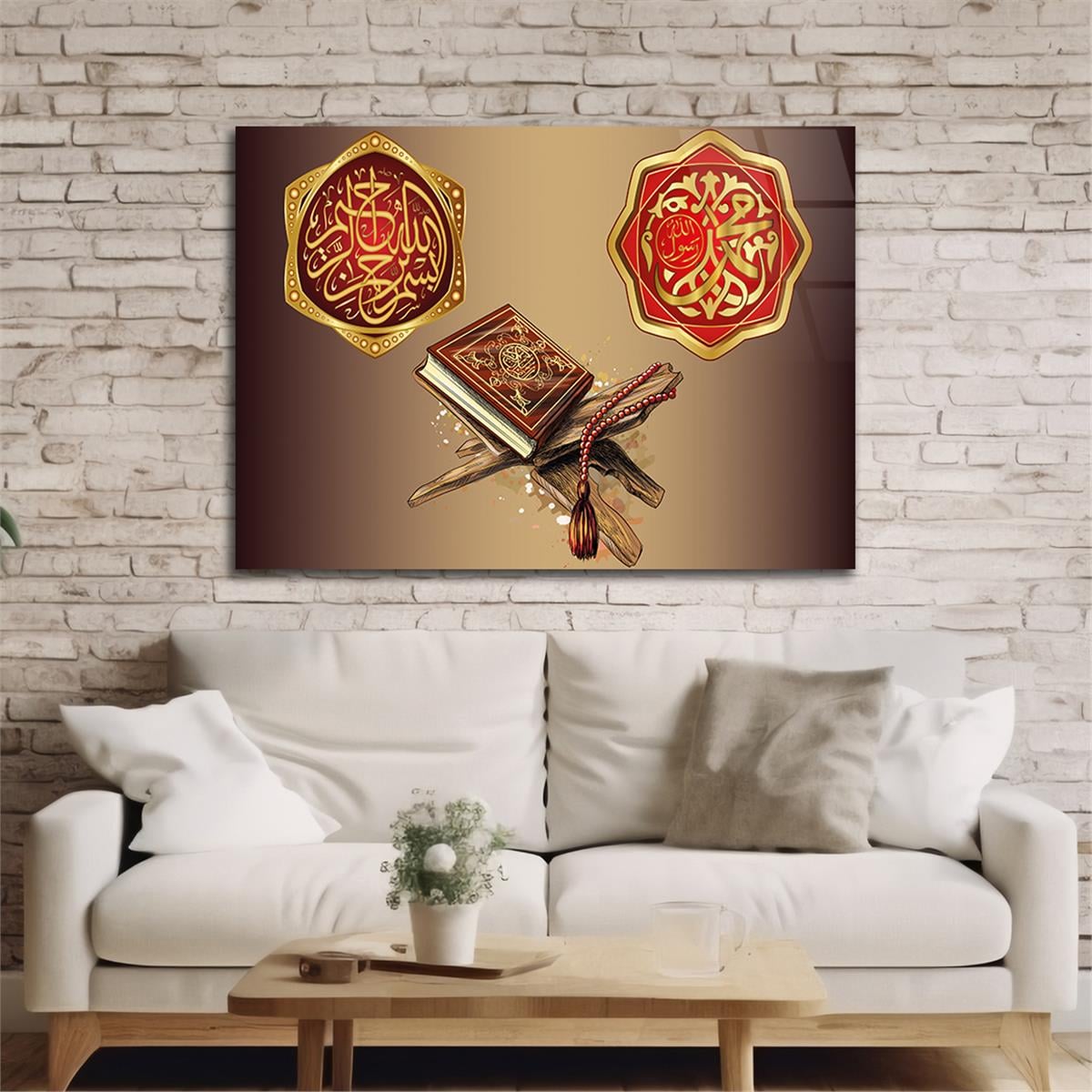 Tempered Glasss Wall Arts Religious-Themed