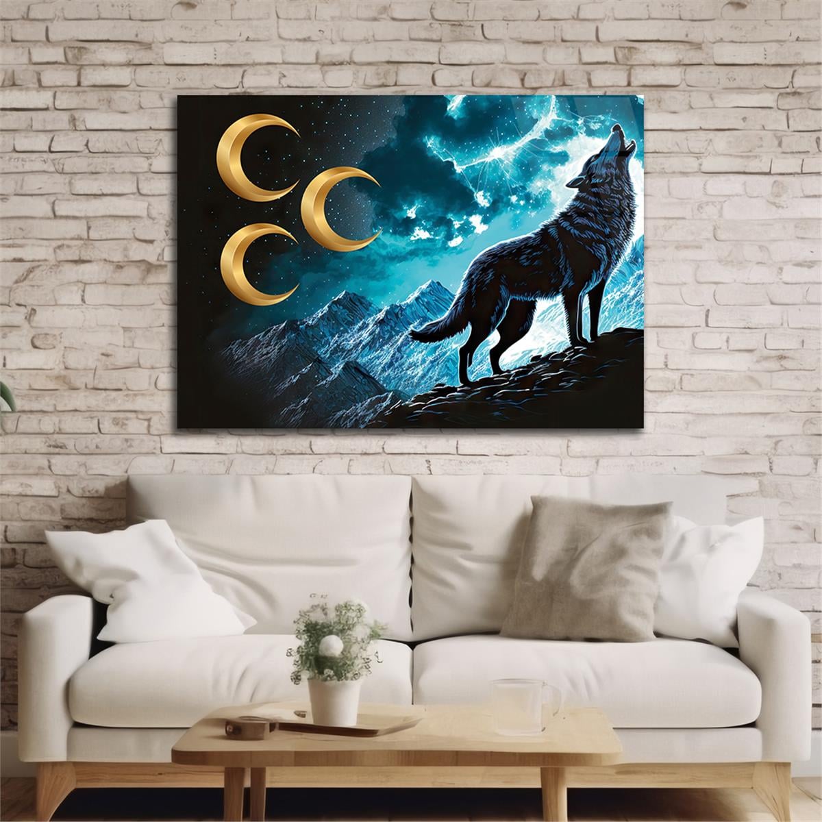 Horizontal National-Themed Tempered Glass Wall Art  36