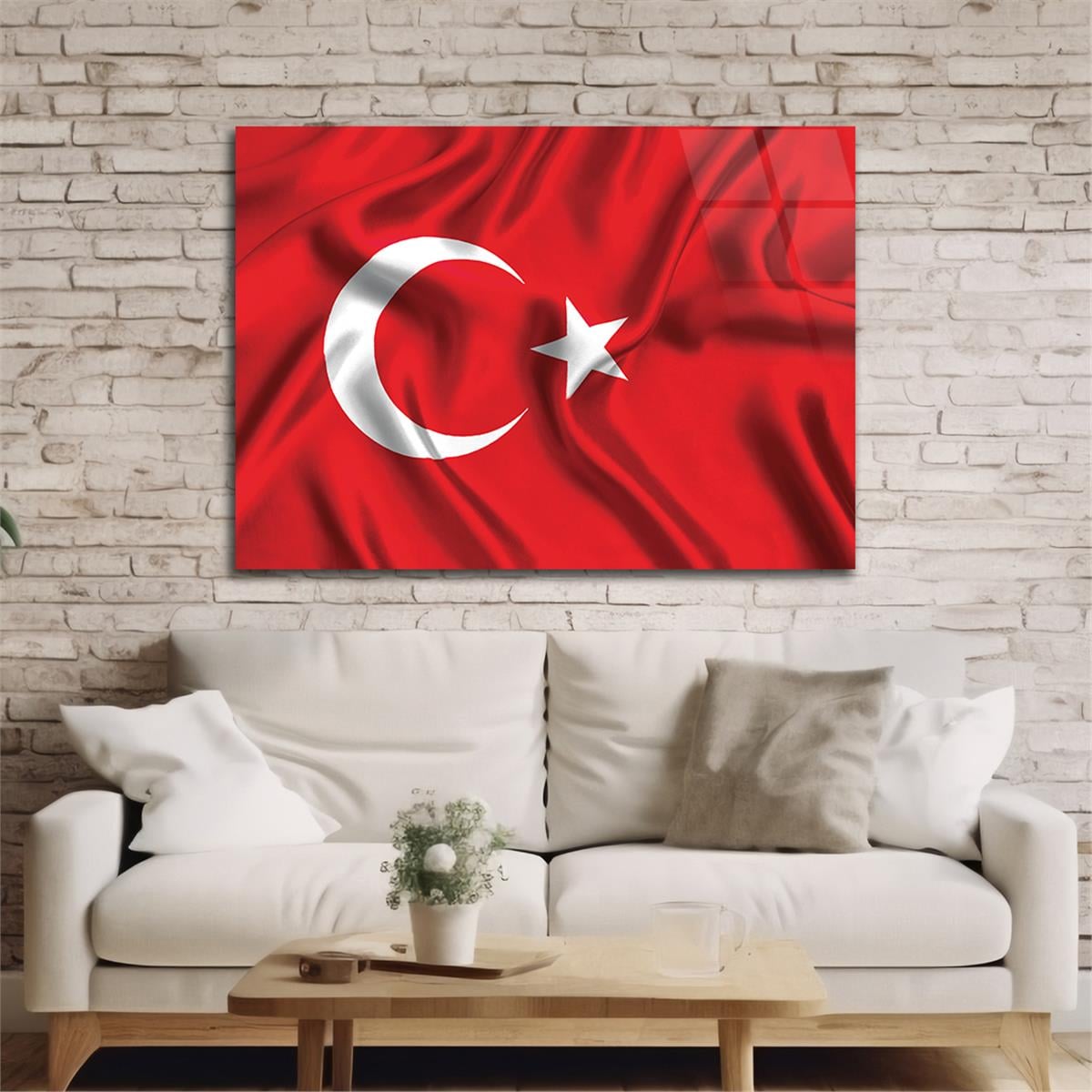 Horizontal National-Themed Tempered Glass Wall Art 81