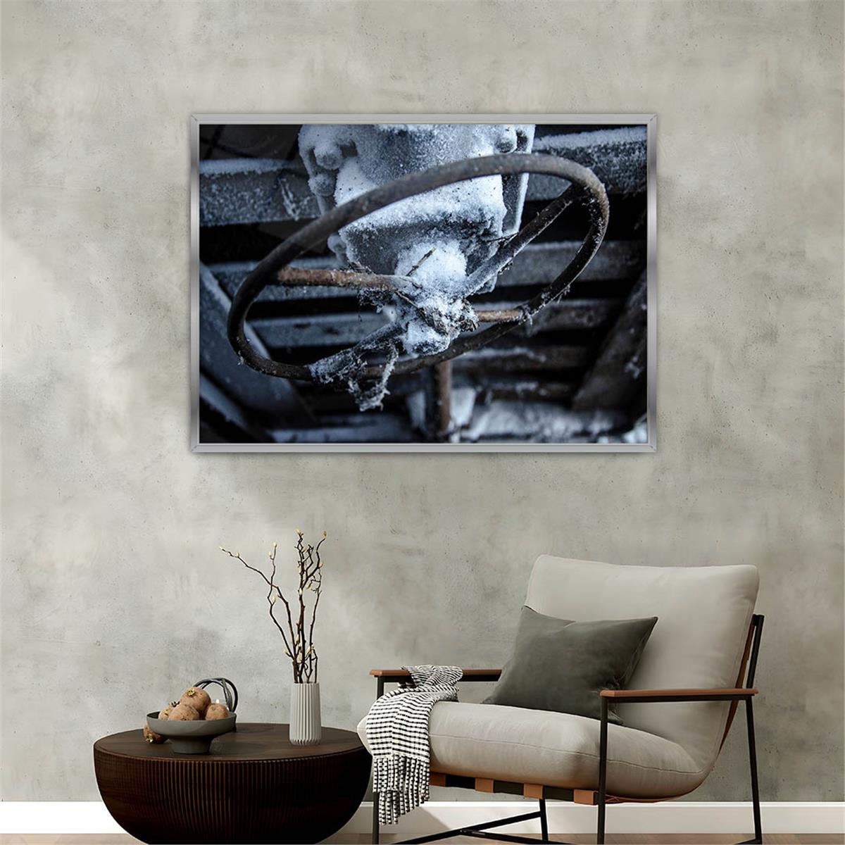 Aluminum-Framed Art-Themed Tempered Glass Wall Art 135