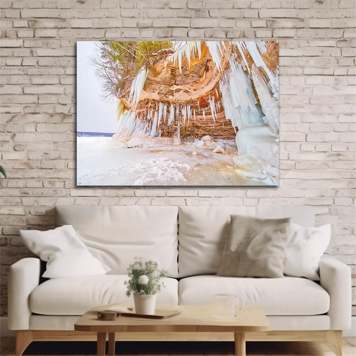 Horizontal Natured-Themed Tempered Glass Wall Art 258