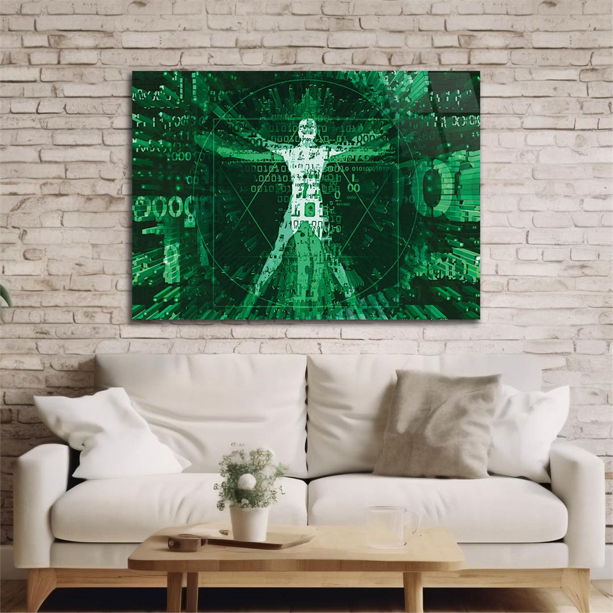 لوح زجاجي الفن