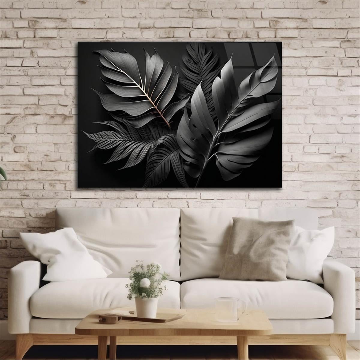 Horizontal Art-Themed Tempered Glass Wall Art 342