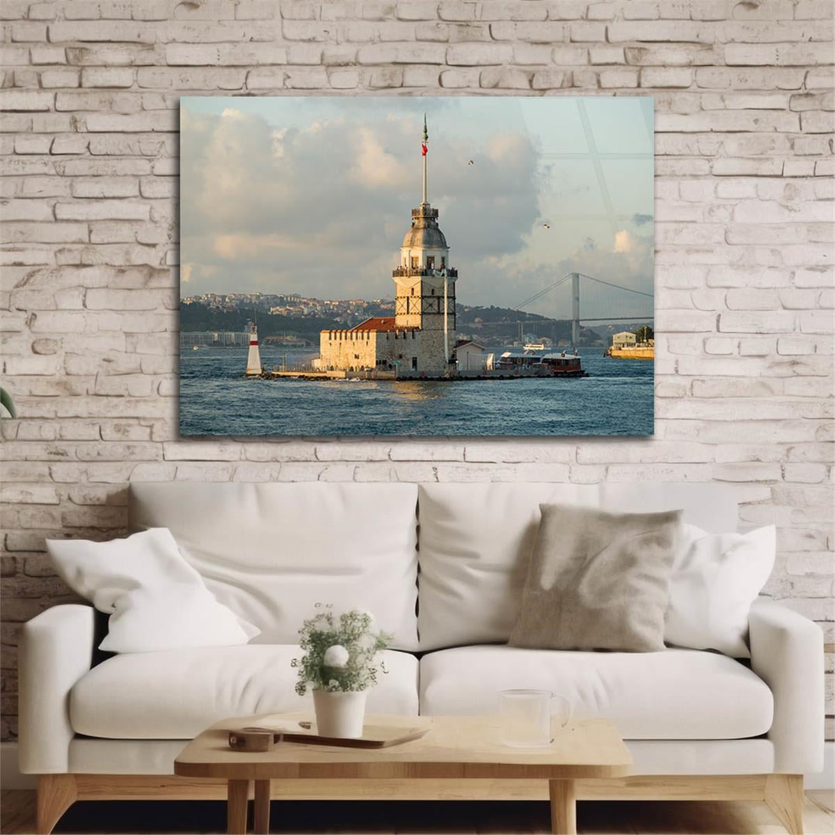 Horizontal Natured-Themed Tempered Glass Wall Art 269