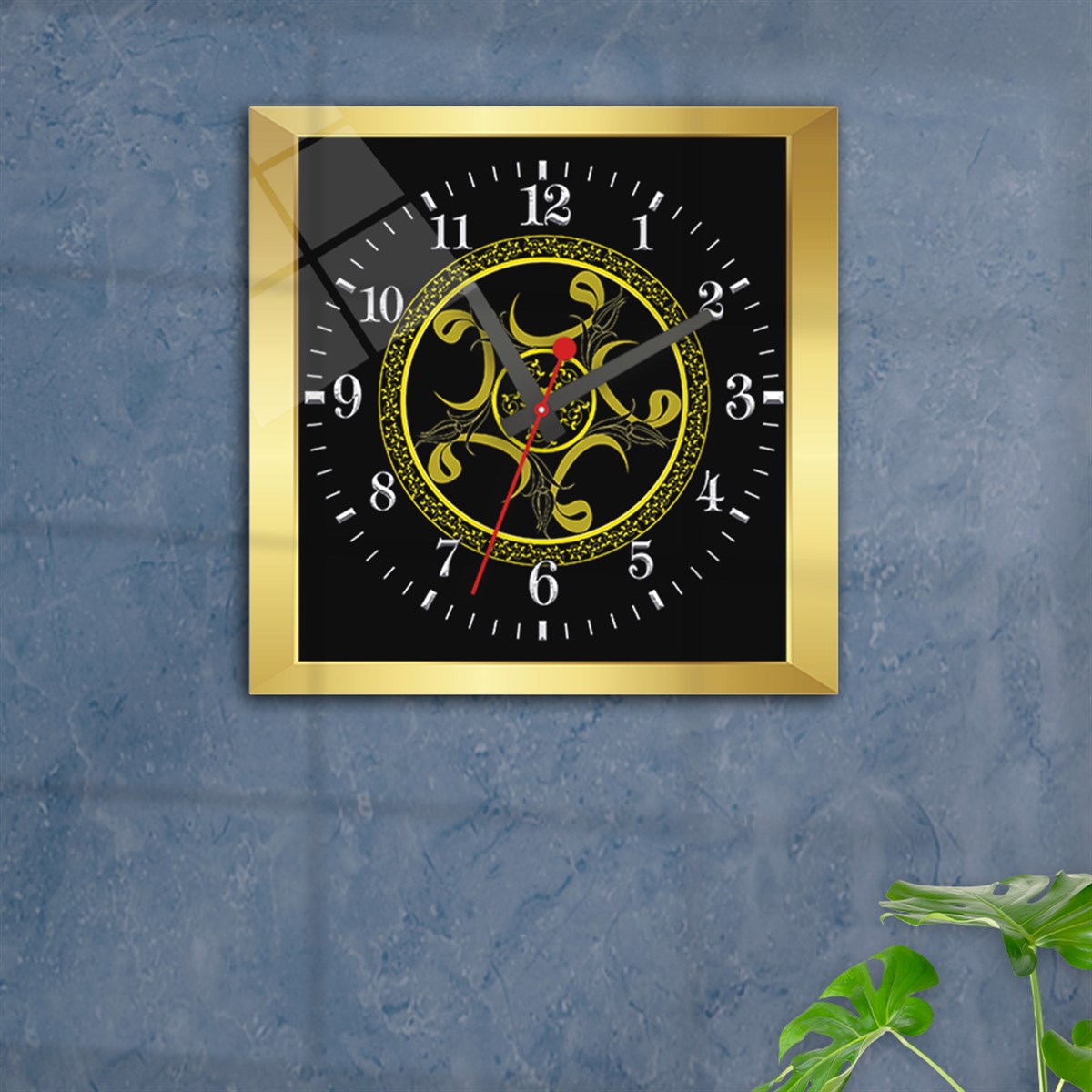 Tempered Glass Wall Clock