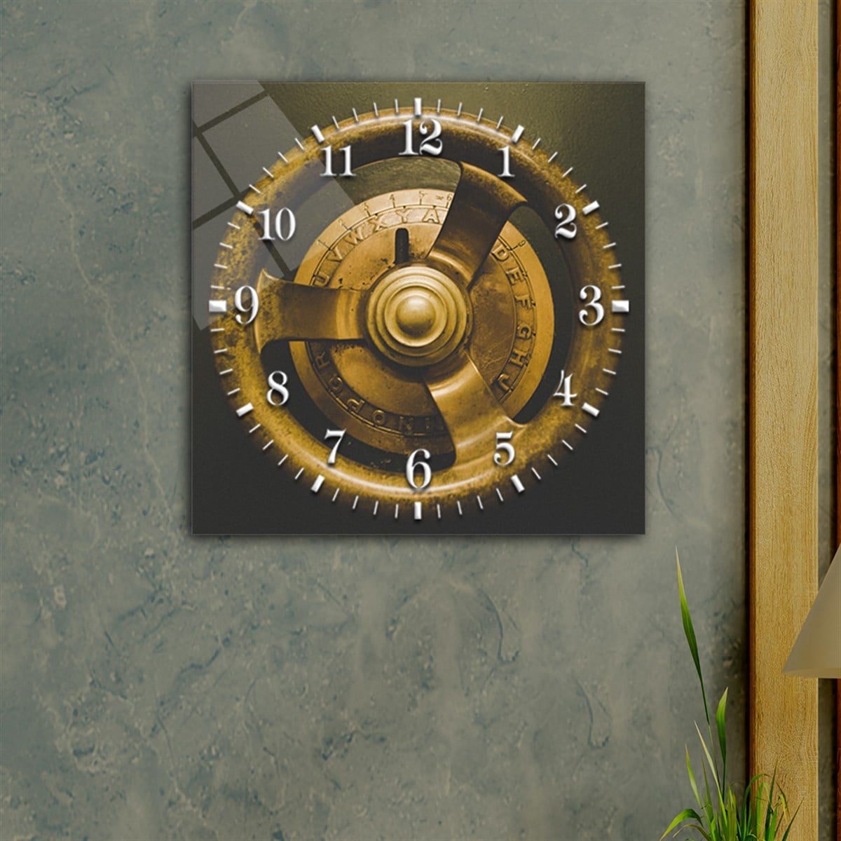 Tempered Glass Wall Clock
