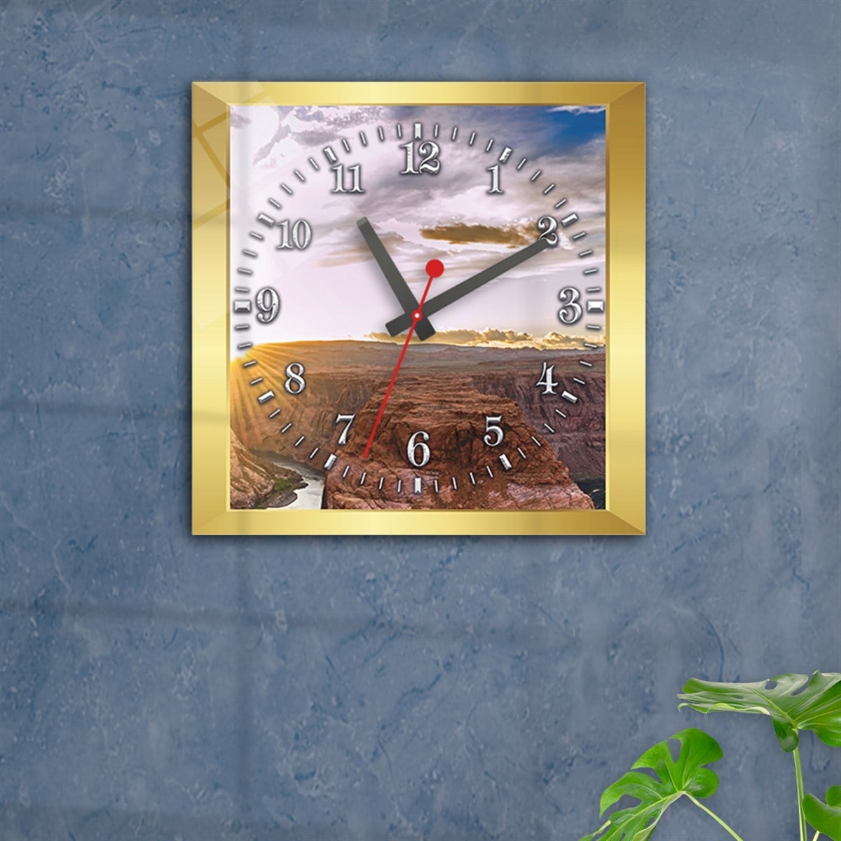 Tempered Glass Wall Clock