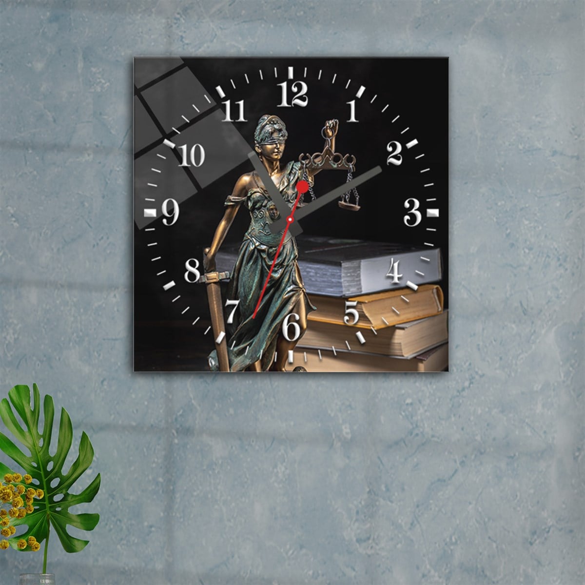 Tempered Glass Wall Clock