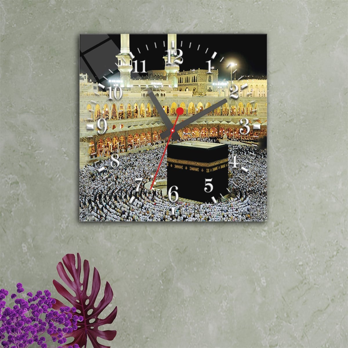 Tempered Glass Wall Clock