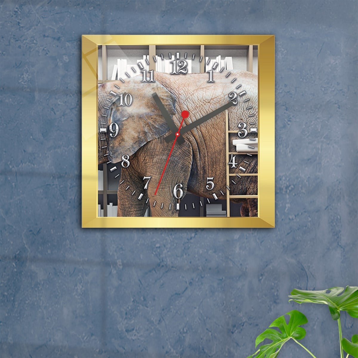 Tempered Glass Wall Clock
