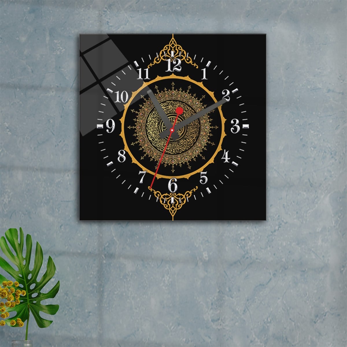 Tempered Glass Wall Clock