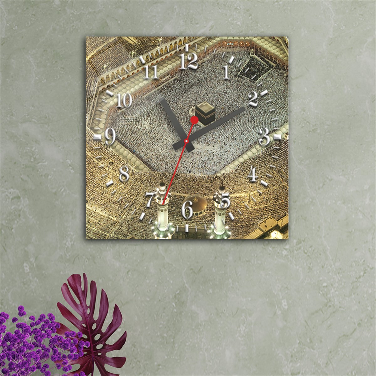 Tempered Glass Wall Clock