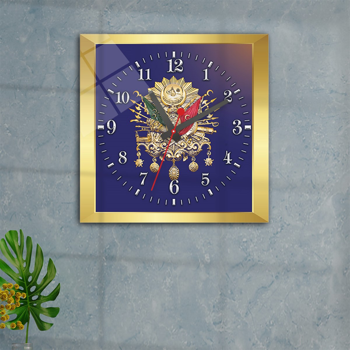 Tempered Glass Wall Clock