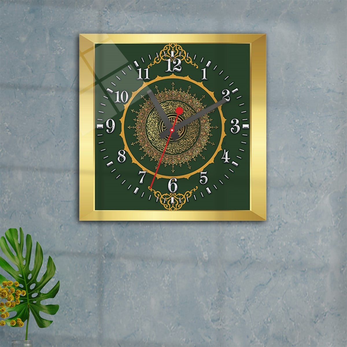 Tempered Glass Wall Clock